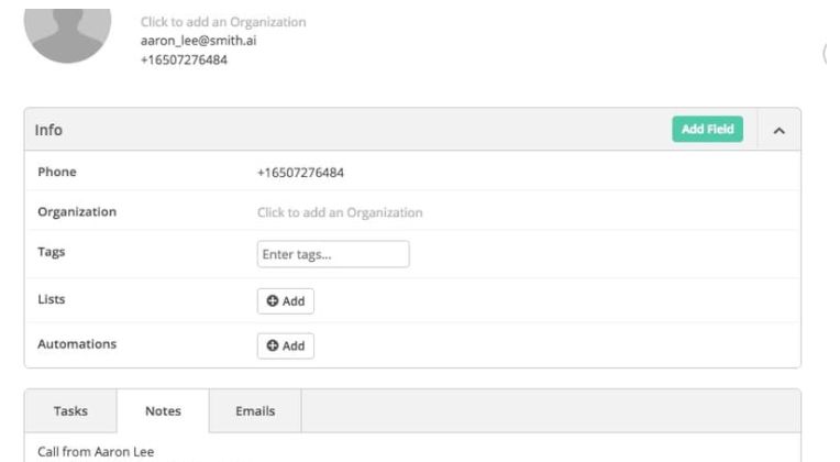CRM integration