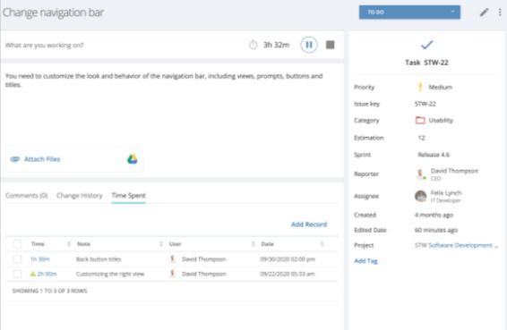 Time tracking
