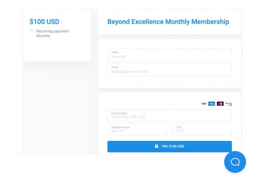 Monthly membership