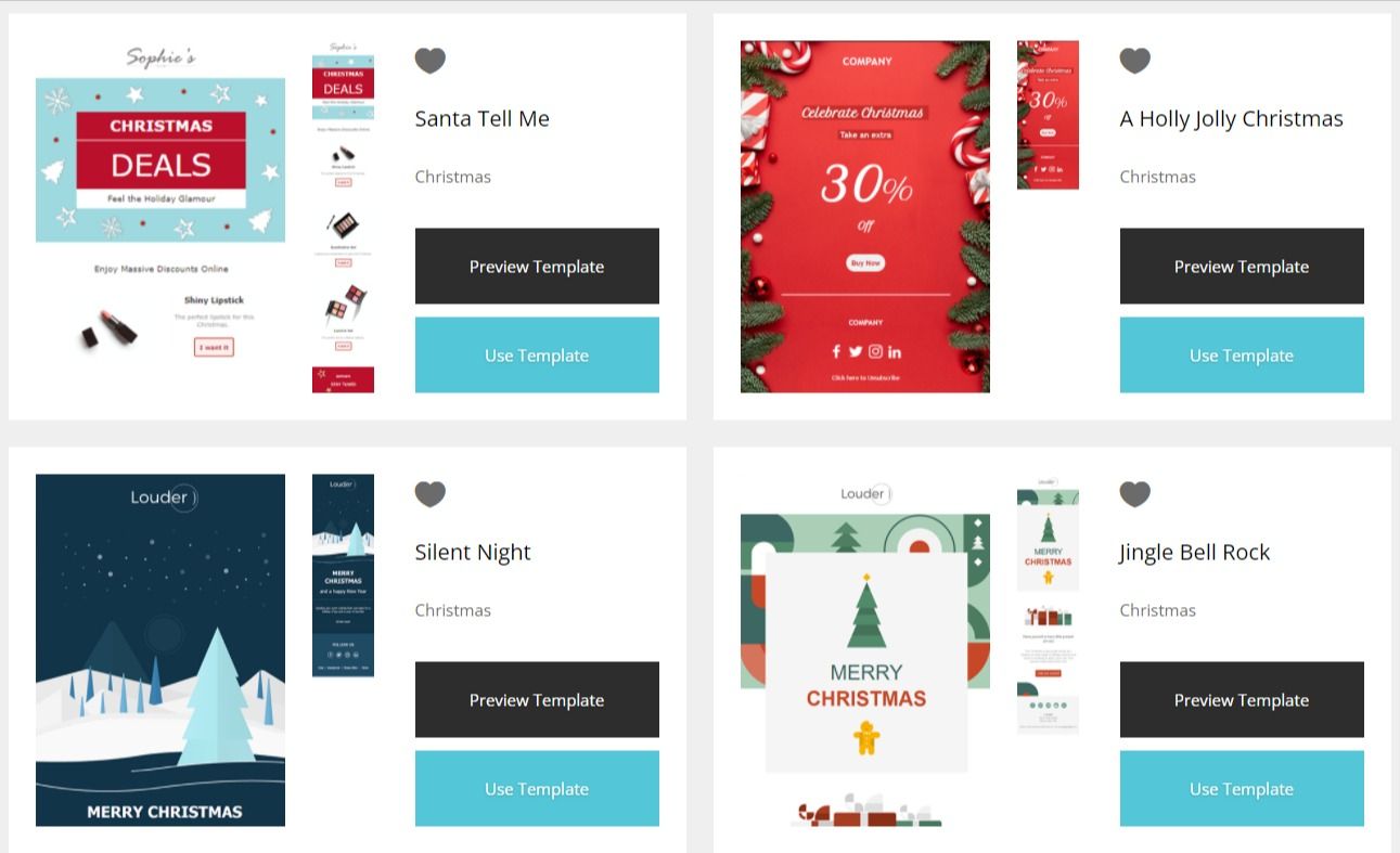 Moosend email templates