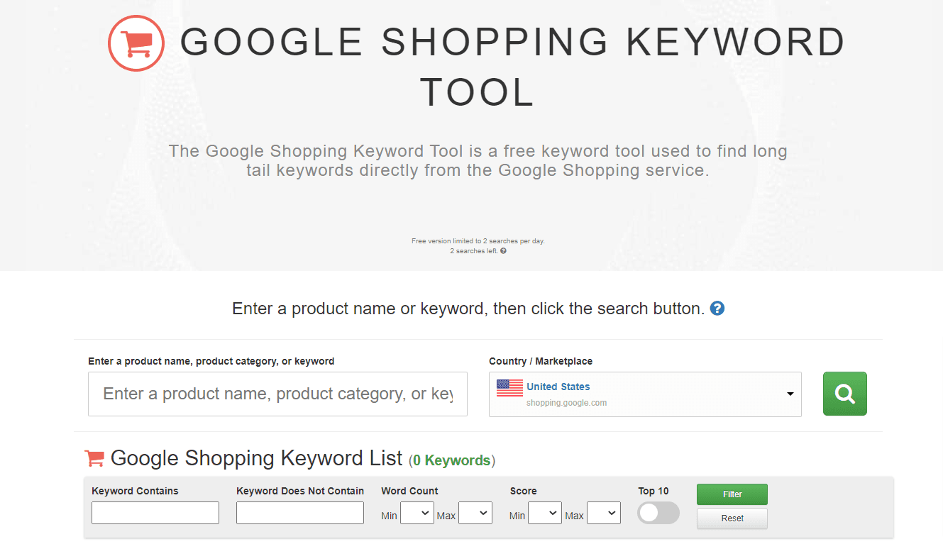 Google Shopping Keyword Tool by Keyword Tool Dominator