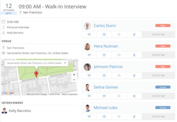Interview management