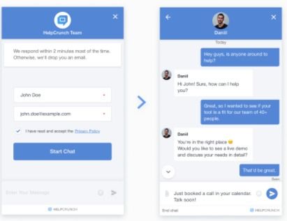 Live chat