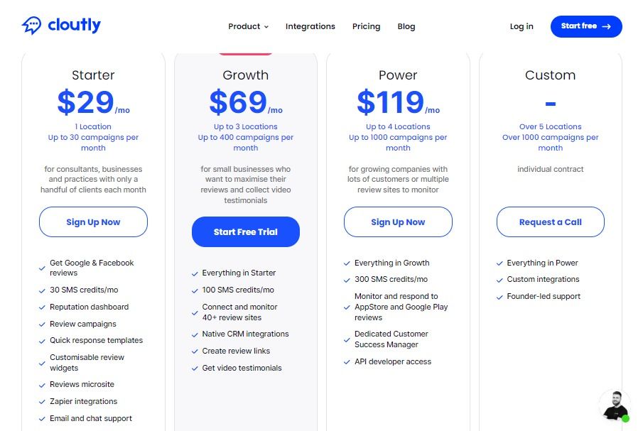 Cloutly Pricing