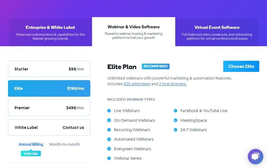 Bigmarker Pricing Plan