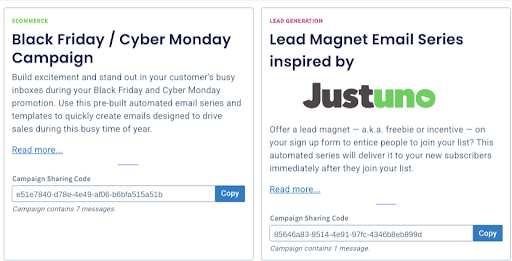 pre written email templates