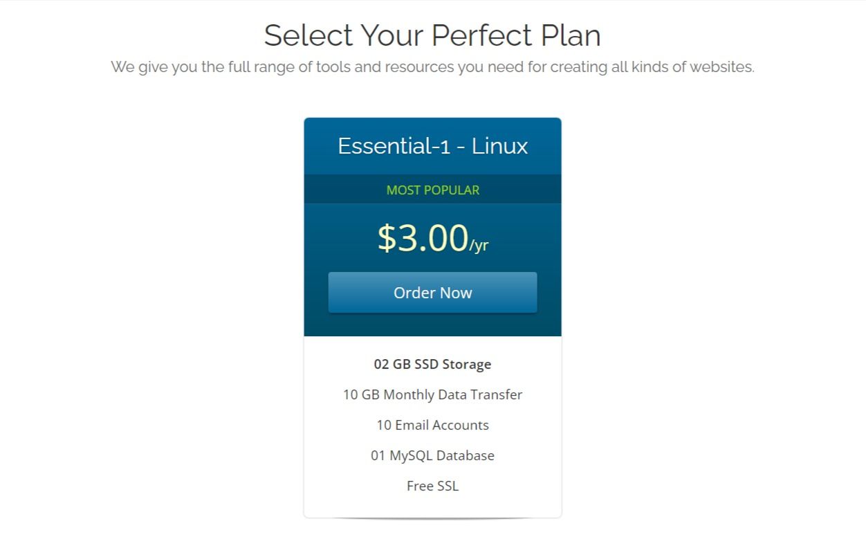 Select Your Perfect Plan