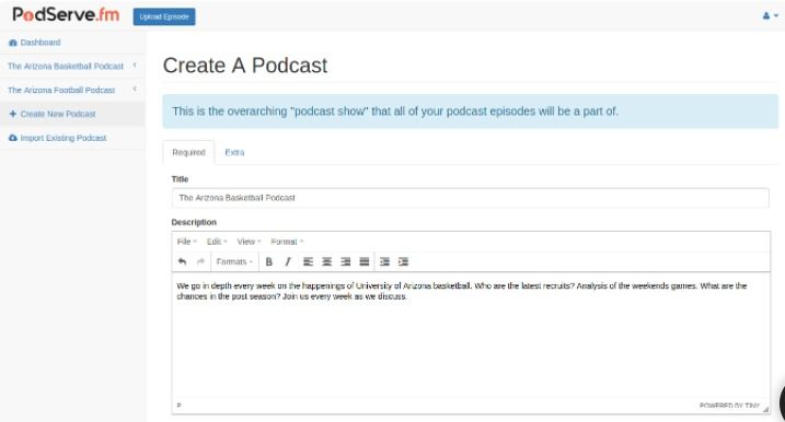 create podcast
