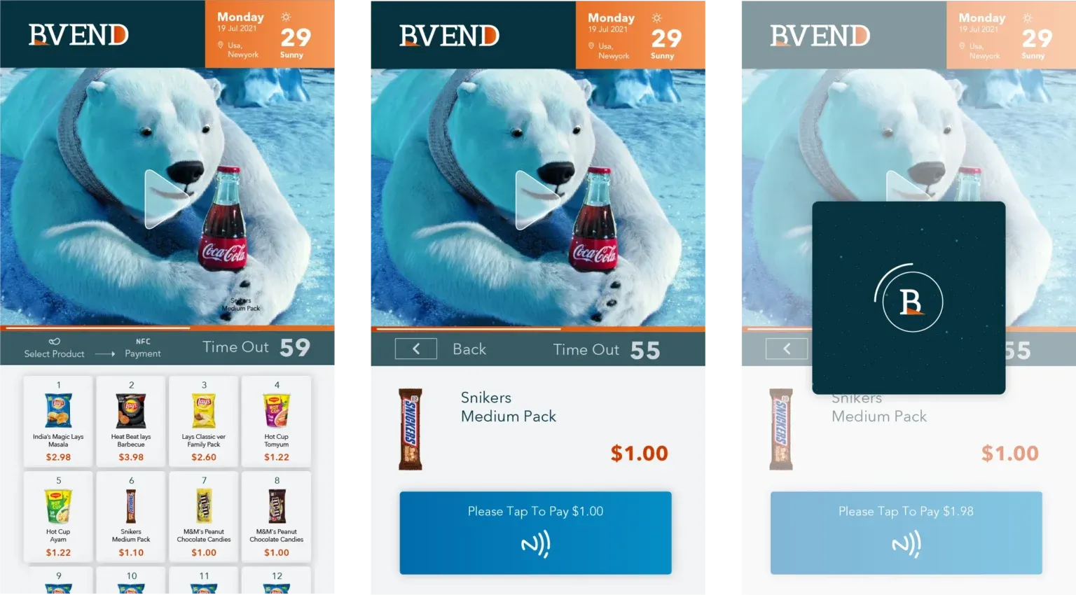 Vending machine app