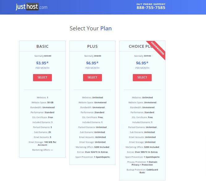 pricing plan