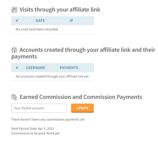 affiliate links