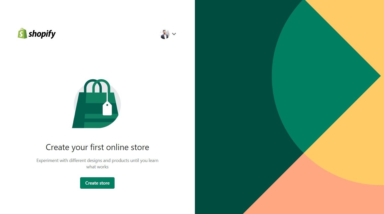 Create your first online store with shopify

